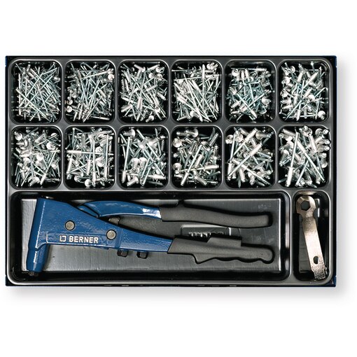 Assortiment de rivets 3065/N, en coffret